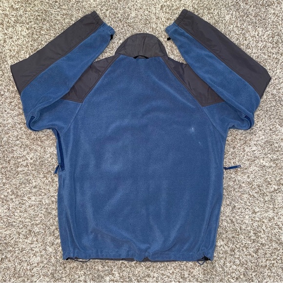 COLUMBIA Sportswear Blue Fleece Full Zip Up Core Interchange Jacket Size Medium - Picture 7 of 11
